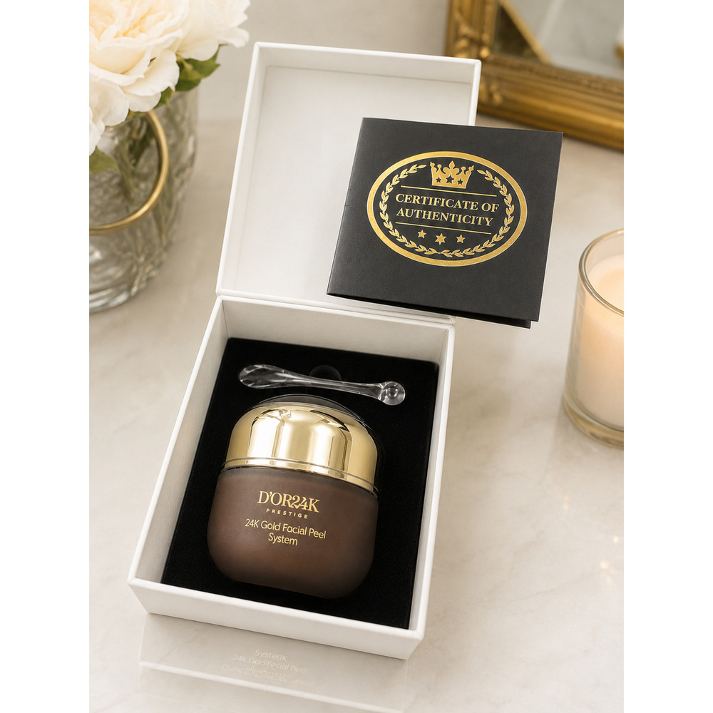 D’OR24K Prestige 24K Gold Facial Peel System Mask 1.7 oz NIB